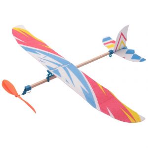 &Eacute;lastique En Caoutchouc Aliment&eacute; Bricolage Mousse Avion Mod&egrave;le Kit Avion Jouet &Eacute;ducatif - Neuf