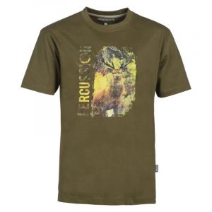 T-Shirt Percussion Cerf 100% Coton 180g/M&sup2; Col Rond - Neuf