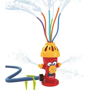 MDY-60215 Arroseur d'eau Hydrant - pour Enfants à partir de 3 Ans - avec tuyaux d'arrosage - coloré - 13,5 x 9,5 x 22,5 cm - Neuf