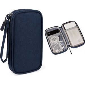 KALANKA-Étui de transport double couche pour batterie externe Romoss Samsung Anker 20 000 mAh 10 000 mAh (bleu) - Neuf