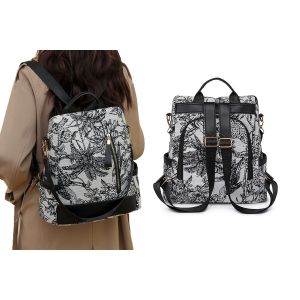 Sac &agrave; dos antivol grande capacit&eacute; pour femme, sac bandouli&egrave;re d&eacute;contract&eacute; - Noir - Neuf