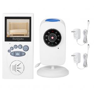 Babyphone avec ecran LCD couleur de 2,4 pouces, vision nocturne infrarouge, interphone bidirectionnel (prise americaine) - Neuf