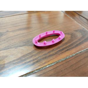 Lot de 2 porte-savons en forme de barre, couleur rose rouge, pour salle de bain et cuisine, anti-goutte, à utiliser seul. - Neuf