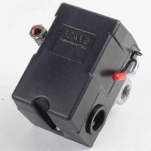 Remplacement du pressostat du compresseur d'air LF10-4H avec plage de 95-125 psi et puissance nominale de 20A,4 ports - Neuf