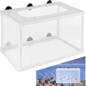 Bassin D'élevage Flottant Pour Aquariums - Bassin De Frai Sécurisé Pour Les Jeunes Poissons, Isolation Et Protection, Installation Facile, Conception Durable - Neuf