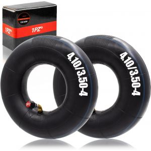 MEVRONISSHOP-F3I-35W 2 Chambres &agrave; air 4,10/3,50-4"" pour Chariot &agrave; main, Chariot de Jardin, Tondeuse &agrave; Gazon, Diable, remplacement pour Pneu de 4.10-4 4.10 3.50-4 410/350-4 - Neuf