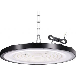 KAL-200W Ufo Projecteur Led Industriel, High Bay Lumière Éclairage D'Atelier 20000Lm Lampe Industrielle Led Lustre Intérieur, Hall Projecteur Lampe (1Pc, B-200W) - Neuf