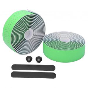 Ruban De Guidon De Vélo Antidérapant Vélo De Route Handle Bar Wraps Avec Bouchons D'extrémité Pour Le Cyclisme Sur Routevert - Neuf