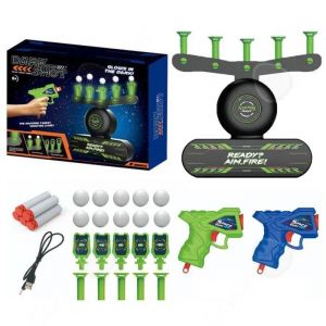 C Jeu de fléchettes cible fléchettes suspendue électrique avec cible balle volante flottante lumineuse Pistolet à balles souples - Neuf