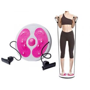 Planche De Taille Torsad&eacute;e Avec Cordons De Serrage Et Disque De Massage Des Pieds - Neuf