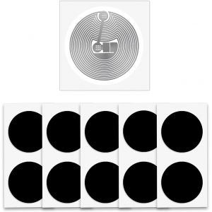 100 Pièces Nfc Tag Sticker Noir Ntag215 - Autocollants 25 Mm (1 Pouce) Ronde - Compatible Avec Tous Les Smartphones Nfc Et Cartes De Jeu - Neuf