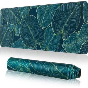 TIANYI-Grand Tapis de Souris de Jeu&iquest;800&times;300&times;3mm&iquest; avec Bords Cousus, Base en Caoutchouc Naturel antid&eacute;rapant Durable, Tapis de Clavier Lavable, Tapis de Bureau pour Gamer, Bureau. - Neuf