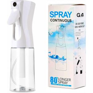 KALANKA-Flacon pulvérisateur pour cheveux, 150 ml, transparent continu, brume fine, flacon pulvérisateur d'eau vide pour coiffure, plantes, animaux domestiques, nettoyage et plus encore - Neuf