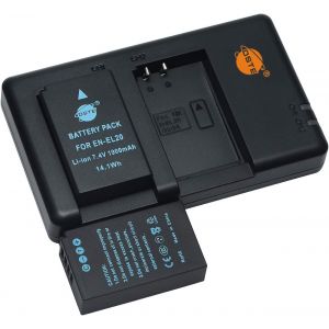 En-El20 En-El20A Lot De 2 Batteries Rechargeables De Rechange Et Double Chargeur Compatibles Avec Nikon 1 J1, 1 J2, 1 J3, 1 S1, 1 V3, 1 Aw1, Coolpix A, Coolpix P1000[USBC716] - Neuf