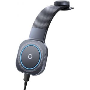 JGD-C03 Pro 15W Support Telephone Voiture Induction, Chargeur Rapide sans Fil Voiture Magsafe, Porte Smartphone Magn&eacute;tique pour iPhone 17 16 15 14 13 12 Pro Max - Neuf