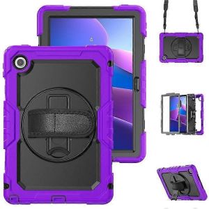 Etui Compatible Avec Lenovo Tab 10.1 (2025) Tb-311xu / Tab Tb311fu, Coque Pc + Silicone Avec Film Pet Anti-Rayures Et Shou - Neuf