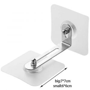 1/6pcs Ancrages Muraux De Meubles Fixateur Anti-Chute Ancrages De Meubles Auto-Adh&eacute;sif Secure Connecter-1pc-L - Neuf