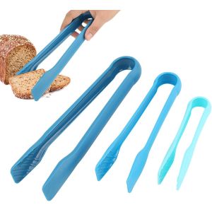 Lot De 3 Pinces De Cuisine Professionel Pince Bbq, Pinces &Agrave; Nourriture Buffet Tongs Pinces &Agrave; Grille-Pain Silicone R&eacute;sistante &Agrave; La Chaleur Pince Buffet Anti-Adh&eacute; Outils De Cuisson De Cuisine(Rouge) - Neuf