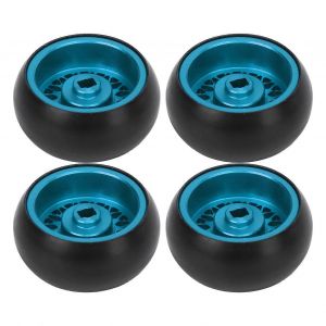 4 pcs rc drift pneu alliage d'aluminium pneus de remplacement pour WLtoys K989 1/28 RC voiture A bleu - Neuf