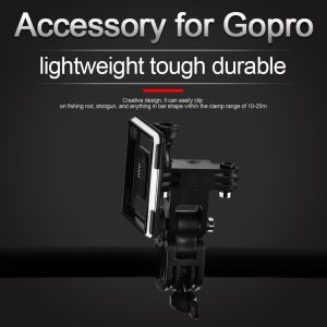 Support multifonction pour canne a peche, fusil de chasse, arc, camera d'action, clip pour GoPro Hero 3+/4 - Neuf