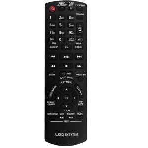 N2QAYB000637 T&eacute;l&eacute;commande pour syst&egrave;me audio PANASONIC SA-AKX32PH-K - Neuf