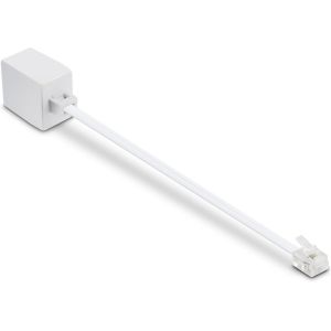 Adaptateur Rj45-Rj11, 8 Contacts Dor&eacute;s Rj45 Femelle, 4 Contacts Dor&eacute;s Rj11 M&acirc;le, Compatible Livebox, Freebox, Bouygues, Sfr - 395222[Z3096] - Neuf