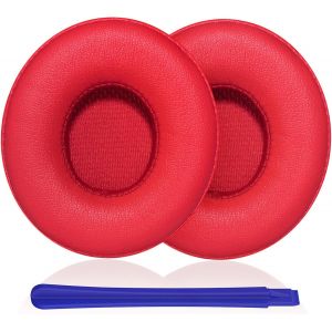 KAL-Coussinets De Remplacement Pour Casques Beats Solo 3 /Beats Solo 2, Rouge - Neuf