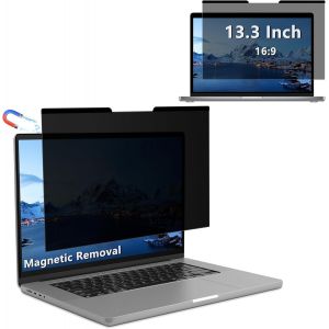 FIFT-13.3 Pouces Filtre De Confidentialité Premium,Amovible Film Protecteur D'Écran,Privacy Anti Espion Filtre,Anti-Lumière Bleu Film De Protection Pour Écran D`Ordinateur & Moniteur 13.3"" 16:9 - Neuf