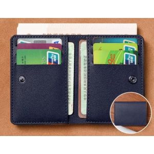 Petit Portefeuille Classique En Cuir Pu Pour Hommes Et Femmes,Court Et Simple,&Agrave; La Mode,Ultra Fin,Pour Cartes De Cr&eacute;dit,Porte-Monnaie.Coffee-Pu Leather. - Neuf