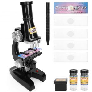 450x Kit De Microscope Pour Enfants Led D&eacute;butant Enfants &Eacute;ducatif &Eacute;cole Science Jouet - Neuf