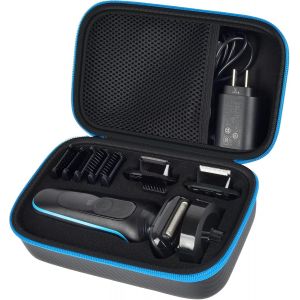 Sjzg-Sac Pour Tondeuse &Eacute;lectrique Braun Series 5 5150cs / 5118s Pour Homme, Support De Rasoir Pour Rasoir Foil, Soins Du Corps, Niveau De Charge Et 5 Peignes, Sac De T&ecirc;te De Tailleur (Bo&icirc;te - Neuf