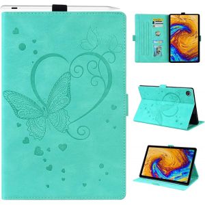 Coque Pour Samsung Galaxy Tab S2 9.7 Pouce (Sm-T810/T815/T815/T819) Housse Papillon Modèle De Cuir Pu Avec Fonction Support Étui De Protection Tablette Pour Samsung Galaxy Tab S2 (Vert).[F5491] - Neuf