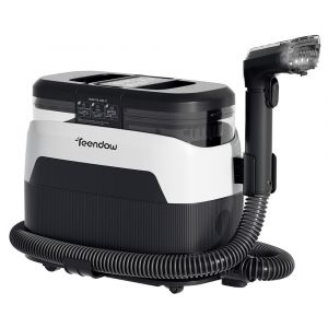 Teendow C6 MAX Nettoyeur de tapis et tissus d'ameublement 3 en 1, vapeur 1650 W, aspiration 12 000 Pa, deux r&eacute;servoirs, adapt&eacute; aux animaux - Neuf