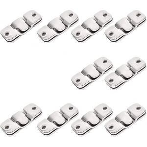 Lot de 10 paires de crochets pour cadre photo, supports de fixation pour meubles sectionnels, supports de montage encastrés - Neuf