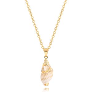 Kal-Evil Eye/Love Love/Shell/Baroque Perle/Soleil Pendentif Collier, Collier En Or 18k Fait À La Main Pour Les Femmes - Neuf