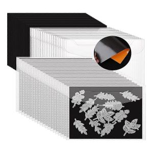 Sacs De Rangement De Tampons Et De Matrices Et Feuilles Magnétiques,Diy Scrapbooking B - Neuf