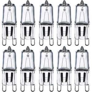 Ampoules Halog&egrave;nes G9 28w (29w) 230v 2800k Blanc Chaud Dimmable,Ampoules Capsules G9 Pour Lustres,Appliques,Lampes De Table,Paquet De 10-Yuhao - Neuf