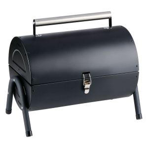 alpina Barbecue Charbon de Bois Barbecue de Table - Portable BBQ &agrave; Charbon - Compact et L&eacute;ger - Barbecue Inox Charbon - Id&eacute;al pour Jardin et Camping - Noir - Neuf
