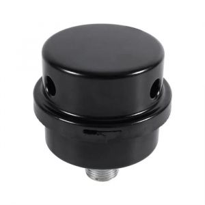 Filtre à air, Fil noir de silencieux de silencieux de filtre d'admission de compresseur d'air en métal noir 3-8 16MM-HEN - Neuf