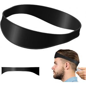 Gabarit Rasage D&eacute;collet&eacute; Et Guide Coupe Cheveux, Silicone Haircut Template, Bande Coupe Cheveux, Bande Incurv&eacute;e Pour Coupe De Cheveux, Bande Incurv&eacute;e En Silicone Pour Coupes Cheveux - Neuf
