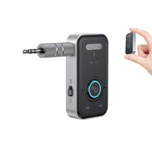 &Eacute;metteur-r&eacute;cepteur Bluetooth 5.3 avec entr&eacute;e auxiliaire 3,5 mm pour autoradio et casque audio - Neuf
