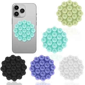 5 Pièces Support De Coque Téléphone À Ventouse En Silicone, Silicone Ventouse Téléphone, Coque De Téléphone À Ventouse Mains Libres, Pour Les Téléphones Portables (5 Couleurs)[Car781480] - Neuf