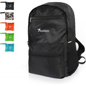 KALANKA-Sac à dos pliable ultra léger et étanche à plier - Petit sac à dos de randonnée pour homme et femme - Sac à dos léger - Sac à dos de randonnée pliable pour voyage - 15 l - Neuf