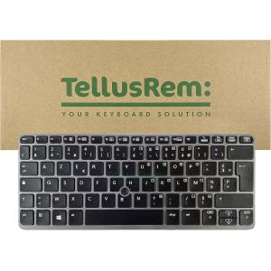 Clavier de Remplacement Fran&ccedil;ais r&eacute;tro&eacute;clair&eacute; pour HP 720 G1, 720 G2, 725 G1, 725 G2, 820 G1, 820 G2 - Neuf