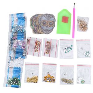 Porte-Cles Tete De Mort A Faire Soi-Meme, Peinture Diamant, Decoration A Suspendre, Cadeau Artisanal - Neuf