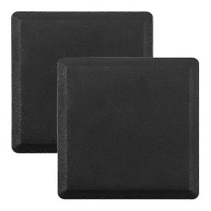 80mm x 80mm carrés bouchons en plastique tuyaux inserts de tube bouchon d'extrémité 2 pièces - Neuf