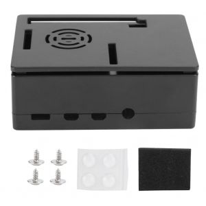 Boitier de refroidissement pour micro-ordinateur, dissipateur thermique, compatible avec Raspberry PI 4 modele B 1G, 2G, 4G, boitier noir - Neuf