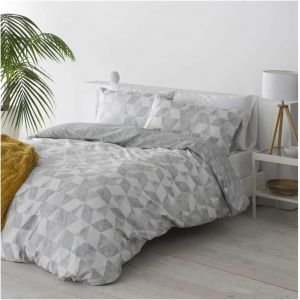 Tzf-Housse De Couette Réversible Pour Lit De 90 Cm, Fermeture À Boutons, Hypoallergénique - Neuf