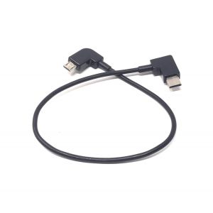 JGD-C&acirc;ble micro USB vers 3.1 type C coud&eacute; 25 cm - sens de charge micro USB vers type C - Neuf