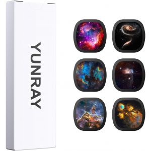 Starry Sky Realistic Records Kit, 5k Ultra HD Planetarium Home Starry Sky & Fog Projections for Galaxy Projector Pro, 6 Pieces (Nebula 3) - Neuf